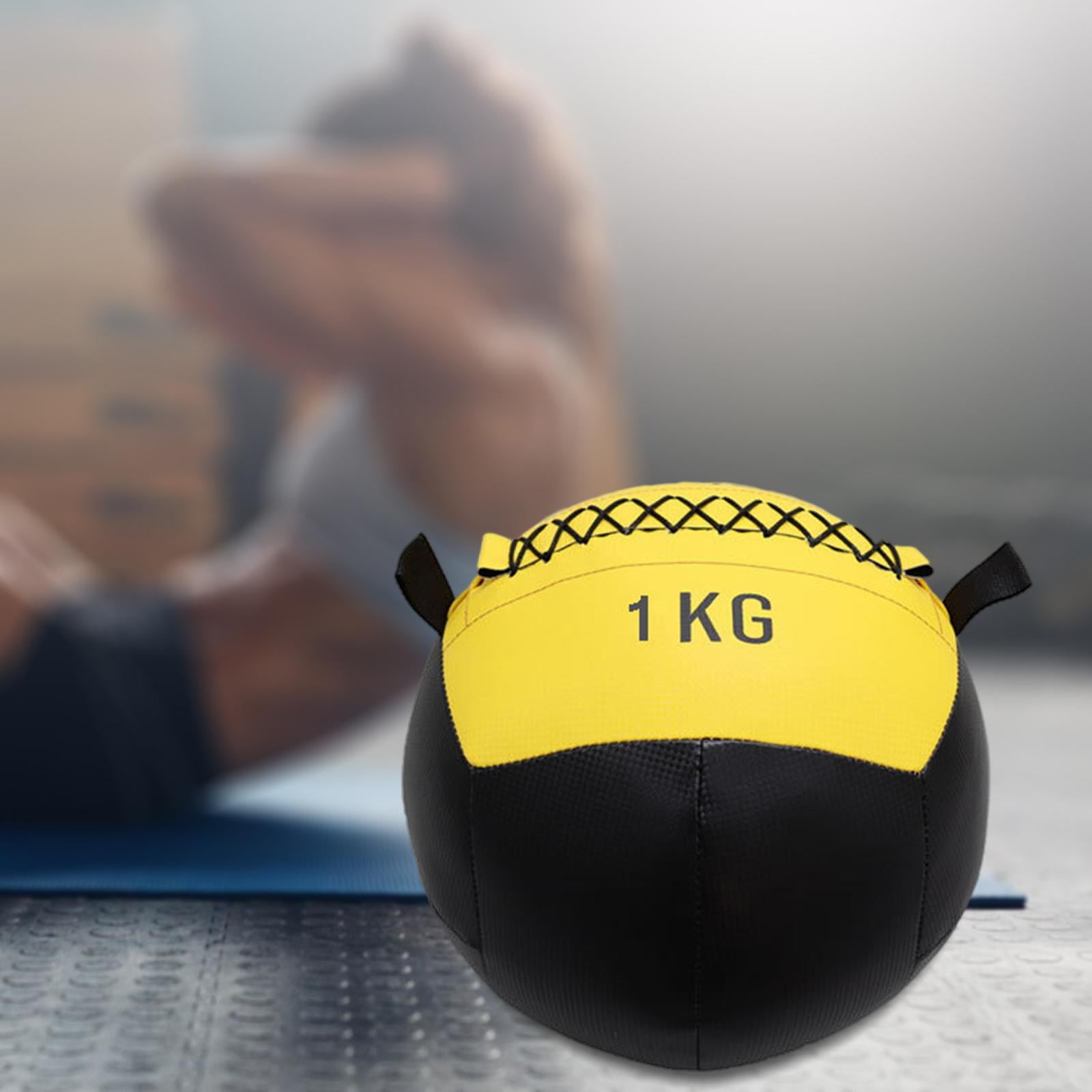 DimyFew Non - Slip Wall Mounted Exercise Ball for Weightlifting , Plyometrics , Cross