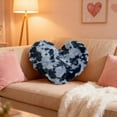 thumbnail image 6 of Wooowa Heart-Shaped Tie-Dye Plush Pillow - Soft Decorative Cushion, Romantic Valentine's Day Gift for Sofa, Bed & Bedroom, 6 of 6
