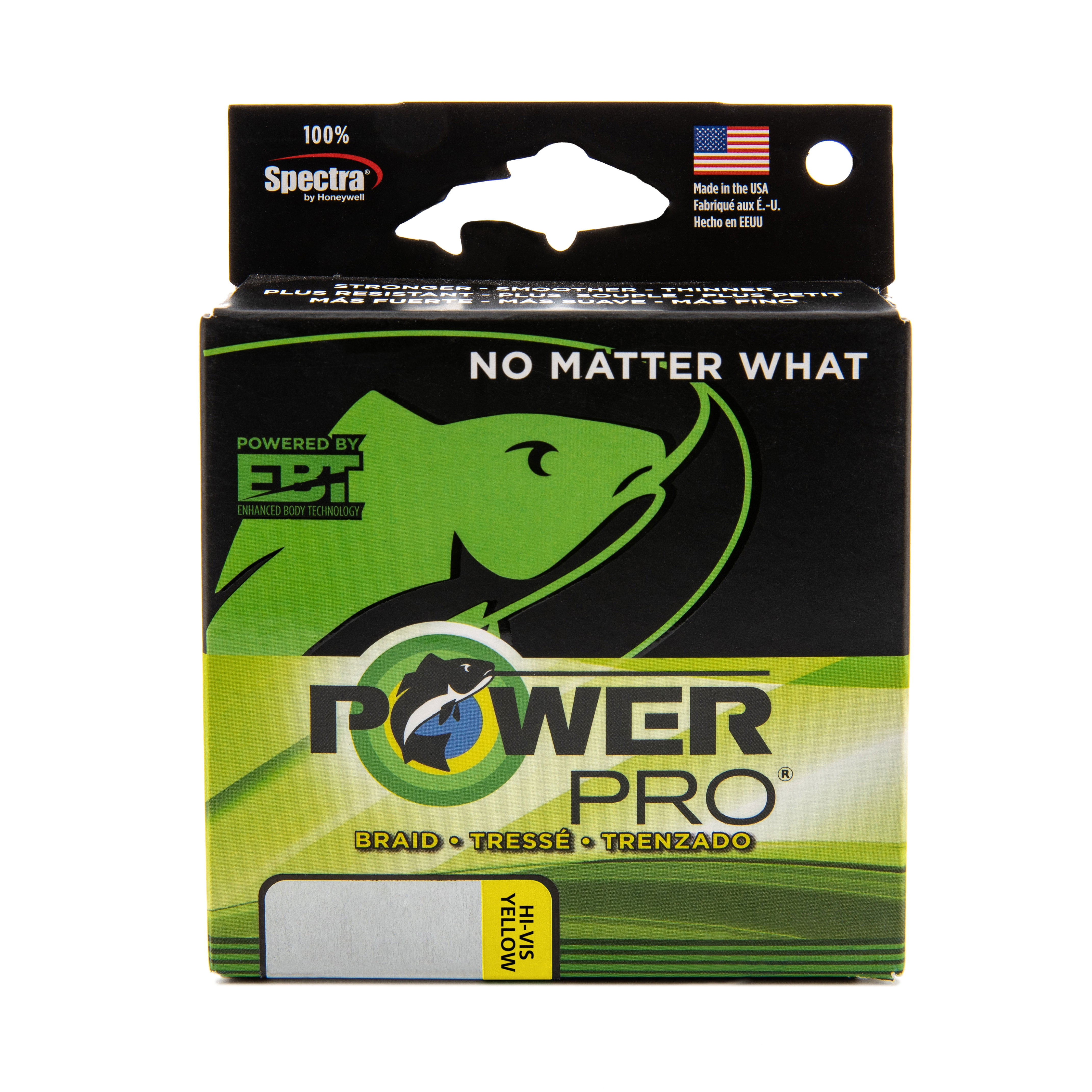 Power Pro 21100150100Y Spectra Braided Fishing Line 15 lb 100 Yd Yellow High Vis 