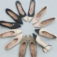 thumbnail image 5 of Zapatos de reina tejidos con agujeros y transpirables de primavera y verano con tacones gruesos y puntiagudos, 5 of 5