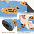 thumbnail image 6 of FREEAMG Dog Ghost Pumpkin Long Trivet Table Runner Non-Slip Heat Resistant Table Protector Waterproof Easy to Clean Halloween Puppy Hot Pads Pot Holder Table Mats, 6 of 7