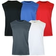 thumbnail image 4 of Men's Performance Moisture Wicking Active Short Sleeve & Muscle Tee (5-Pack), 4 of 7