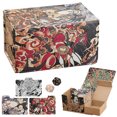 thumbnail image 2 of 100 + Side Insert Magnetic Deck Box PU, PTC Groudon Deck Box Comes 3 pieces Of Leather Divider Cards,2 random Color Dice, 2 of 5