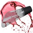 thumbnail image 1 of Práctico vertedor de vino acrílico, boquilla compacta para botella, regalos portátiles para amantes del vino Wdftyju Libre de BPA, 1 of 4