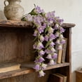thumbnail image 4 of Weloille Artificial Lily of the Valley 1 Piece, Hanging Fake Flower Floral Decor, Realistic Fade-Resistant Faux Hanging Flower, Suitable for Wall Patio Balcony Wedding Party Home Decoration, 4 of 6