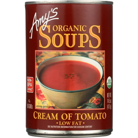 Amy's Organic Low Fat Cream of Tomato Soup  14.5oz