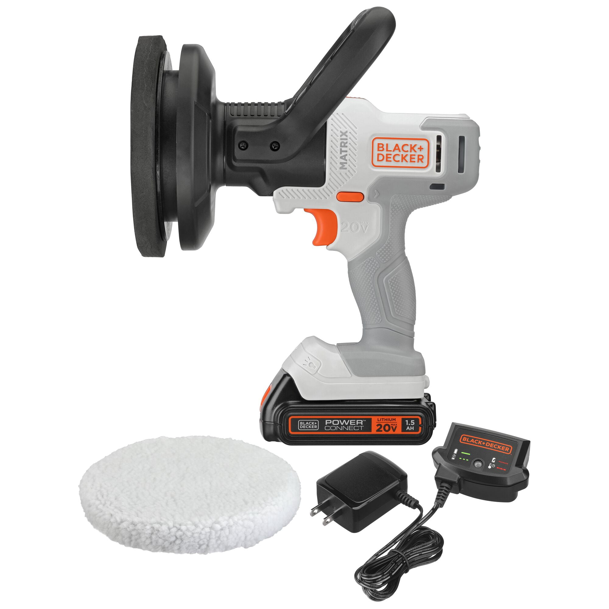 BLACK+DECKER MATRIX 20V MAX* Buffer Kit with Battery and Charger Included (BCBMT120C1FF)