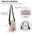 thumbnail image 6 of HELLHERO Valentine's Day Heart Shoulder Bag Adjustable Shoulder Strap Unisex for Outdoor Travel Daily Use 4.33"x1.97"x7.09", 6 of 7
