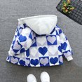 thumbnail image 4 of Toddler Boys Sherpa Fleece Lined Hoodies Zip Up Cute Print Jackets Kids Winter Warm Outwear Coats With Pockets For Gifts,Blue,2 Years, 4 of 4