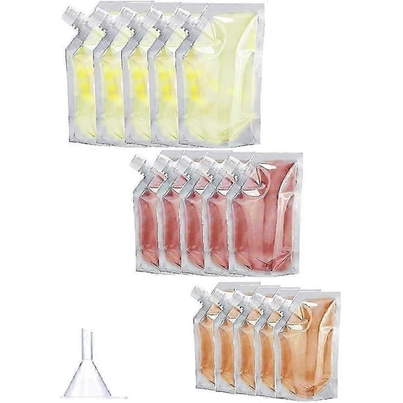 Cruise Ship Liquor Bags Flask Kit. Runner Alcohol Smuggle Booze Flask Kit