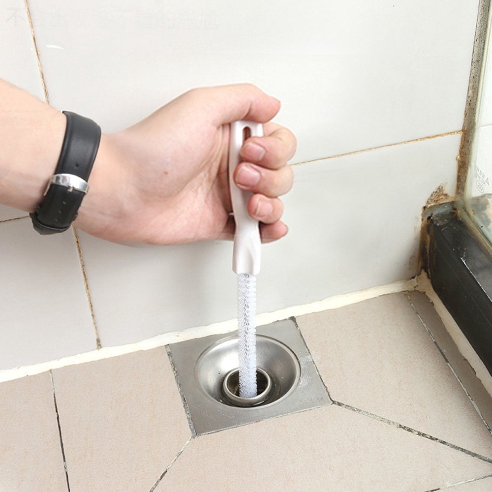 Sink Hair Snake Drain Cleaning Brush, Sewer Hair Catcher，Drain Clog ...