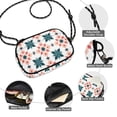 thumbnail image 3 of FORMRS Mini Crossbody Bag for Women Adjustable Rope Shoulder Casual Phone Purse, Flowers Geometric Pattern, 3 of 7
