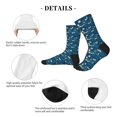 thumbnail image 4 of Vsdgher Various Lights Unisex Crew Socks Lightweight Breathable Ventilation Ankle Socks, Mid-calf socks for Daily, 4 of 7