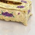 thumbnail image 3 of veasfak Home Rectangular Tissue Paper Box Case Holder Cover Golden, 3 of 3