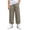 Green, variant on HAOTAGS Kids Printed Elastic Waistband With Pockets Loose Pants (5-15) Outdoor Casual Nylon Spandex Trousers Khaki Size 9