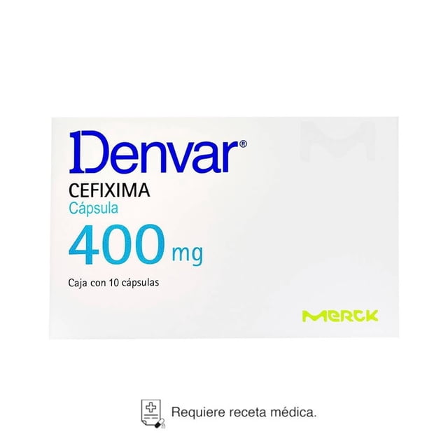 Denvar Cefixima 400 mg 10 cápsulas
