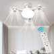 thumbnail image 4 of Luces Del Ventilador Techo Drones E26/E27 Con Control Remoto para (3 Cabezas) Blanco, 4 of 9