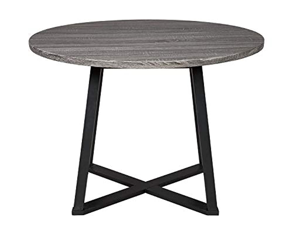 Signature Design by Ashley Centiar Mid Century Round Dining Room Table
