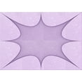 thumbnail image 1 of Ahgly Company Indoor Rectangle Patterned Bright Lilac Purple Area Rugs, 7' x 9', 1 of 6