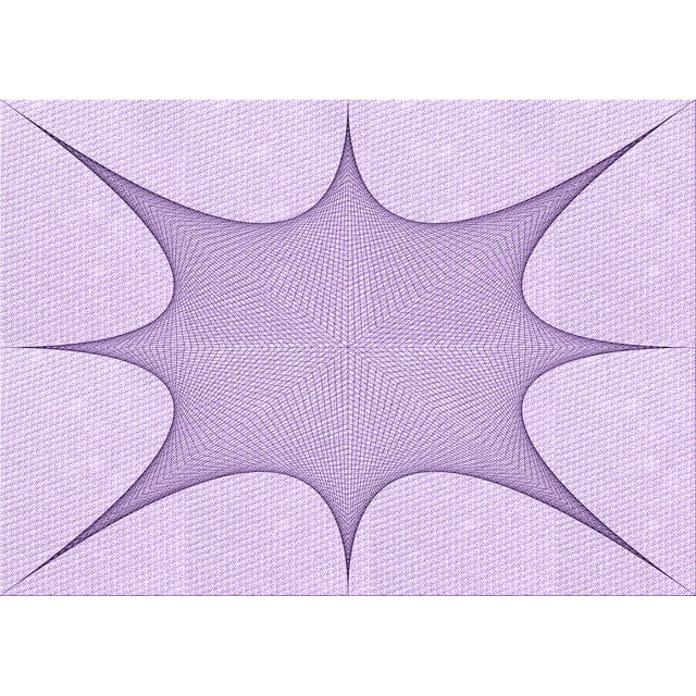 Ahgly Company Machine Washable Indoor Rectangle Transitional Bright Lilac Purple Area Rugs, 8' x 12'