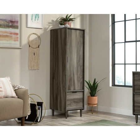 UPC: 0042666080378 | Sauder Clifford Place ® Storage Cabinet with File Drawer in Jet Acacia