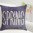 thumbnail image 2 of Book Hot Deals! Nouveau Coussin de Canapé Lavande en Lin Imprimé Lettre Housse de Coussin, 2 of 6