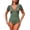 97#Army Green, variant on Women's one-Piece Swimsuits Tummy Control Twist Front Cut Out High Leg Monokini Summer Beach 2026 Bathing Suit Army Green S
