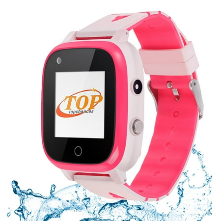4G Kids Smart Watch,Kids Phone Smartwatch w GPS Tracker Waterproof,Alarm,Pedometer,Camera,SOS,Touch Screen WiFi Bluetooth Digital Wrist Watch for Boys Girls Android iOS,3-12 Years Old Children Gifts