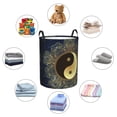 thumbnail image 6 of Laundry Basket, Yin And Yang Mandala Waterproof Laundry Hamper with Padded Handles, Clothes Hamper for Laundry, Bedroom, Dorm, Towels, Laundry Bin Easy Storage, 6 of 6