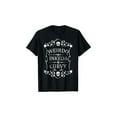 thumbnail image 1 of Plus Size Women's Gothic Skull & Floral Print T-Shirt - "Weird inked & Curvy" edgy Graphic Tee, Black Round Neck Short Sleeve Casual Top for Summer, 1 of 6