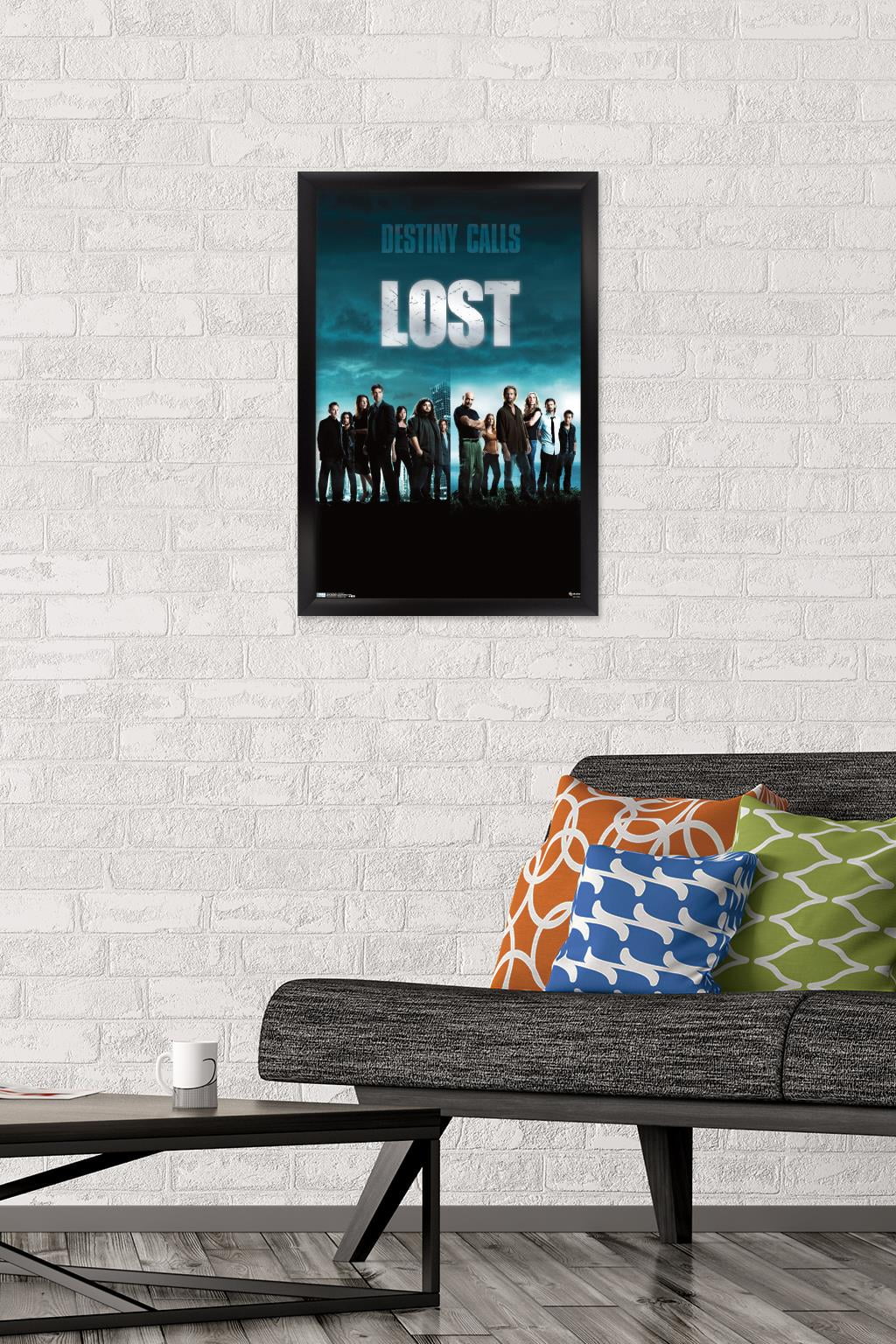 Lost Season 5 - One Sheet Wall Poster, 14.725" x 22.375", Framed