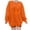 #300-Orange, variant on Neewe Women's Halloween Printed Crew Neck Sweatshirt Loose Soft Long Sleeve Pullover Casual Tops