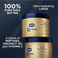 thumbnail image 4 of Vaseline Radiant X Deep Nourishment Pure Shea Butter Body Cream for Dry Skin, Coconut, 10 oz, 4 of 10