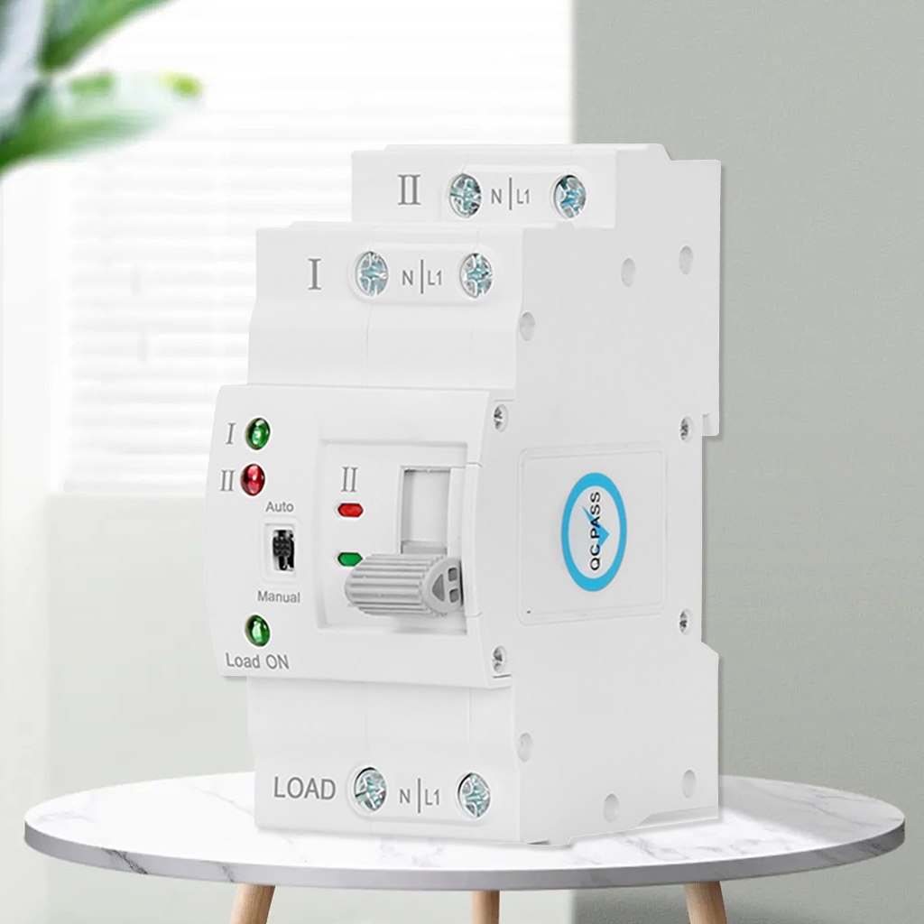 Household Automatic Transfer Switches Doublke Power Din Rail Mounted Automatic Transfer Switches Quick Installation