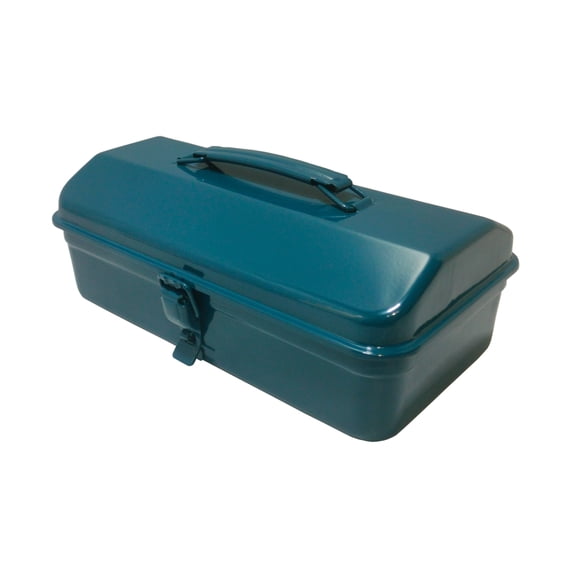 Artist’s Loft Metal Art Tool Box – Portable Art Supply Storage with Handle & Secure Latch - Blue - 12" x 7" x 5" - 1 Pack