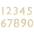 thumbnail image 2 of Architectural Mailboxes 3582PB-8 Floating House Number 8, Polished Brass - 4 in., 2 of 4