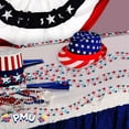 thumbnail image 3 of PMU 150 Ft Patriotic Star Garlands with Wire, Shiny Metallic Garland for 4th of July, National Day, Independence Day, Red, White and Blue (6pc-25Ft Each), 3 of 6