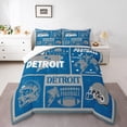 thumbnail image 2 of Erosebridal Modern Rugby Bedding Queen Comforter Set, Football Player Down Comforter, Ball Sports Decor, Reversible 3pcs, 2 of 8