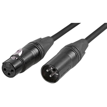 UPC: 4250197636001 | NEUTRIK – Nickel Plated XLR Plug to Socket Lead  3m Black