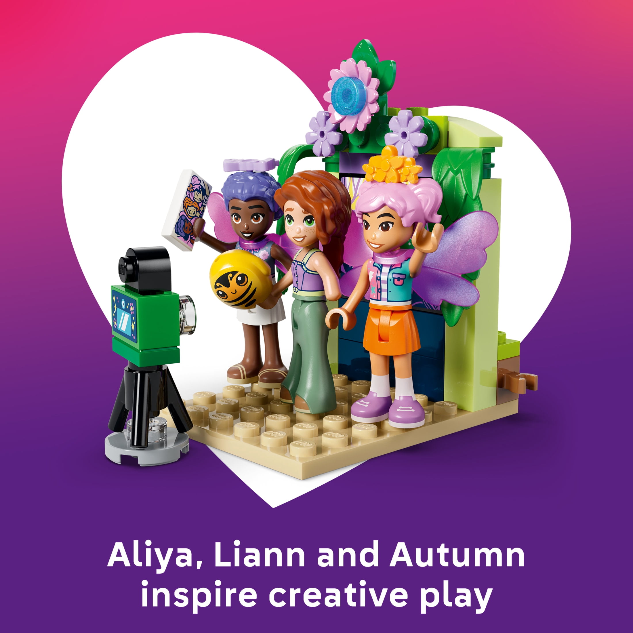 LEGO Friends Spinning Flower & Fairy Teacup Ride - Building Toy for Girls & Boys, Ages 7+ - Toy Figures & Playset for Kids - Includes 3 Minidolls - Gift for Birthdays - 42702