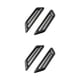 thumbnail image 4 of Scienceny 1 par de rejillas de ventilación de ABS para coche, repuesto elegante Universal antioxidante, actualización modificada, pieza Negro 2piezas, 4 of 6