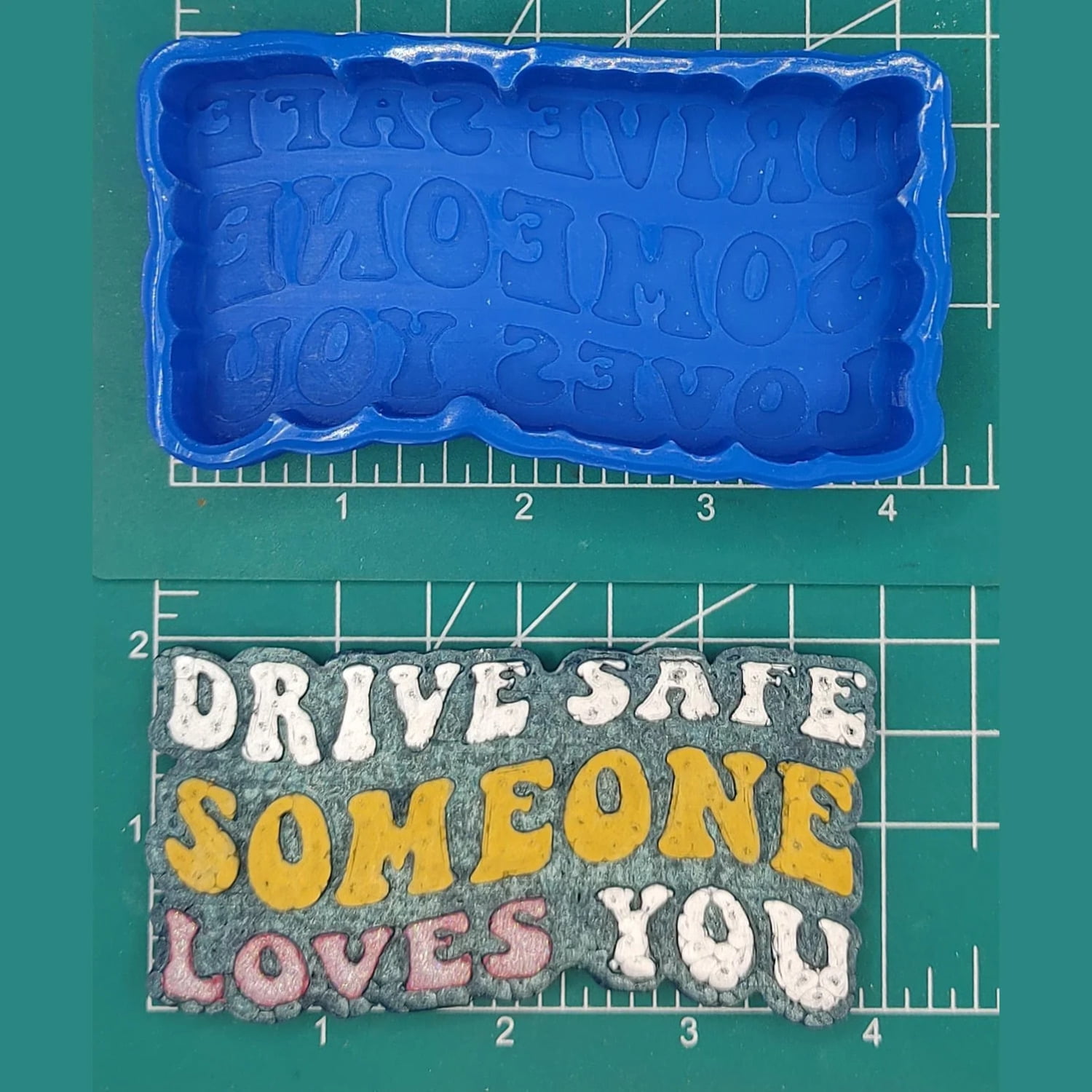 Drive Safe Silicone Freshie Mold