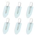 thumbnail image 1 of Mini Skater 6 pinzas para el pelo sin curvas, pinzas para maquillaje, pinzas para rizos, pinzas para el pelo sin arrugas, para peinado, flequillo, ondas, peinado, peluquería (azul brillante), 1 of 5