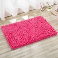 thumbnail image 6 of ERTZAE Rubber Backing Washable Shower Floor Rugs,40×60Cm Rose Red Thickened Bath Mat Quick-Dry Washable Rug,Chenille Bathroom Rug For Daily Use,Non-Slip Washable Ultra Soft Absorbent Mat,Bath Runner, 6 of 9