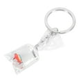 thumbnail image 1 of Minkissy Key Chain Fish Tank Keychain Resin Orange 1Set Organize Keys, 1 of 6