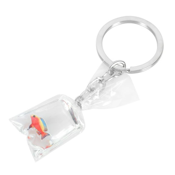 FELTECHELECTR  Tropical Fish Keychain Durable Premium Material Miss