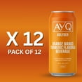 thumbnail image 3 of AYQ Beverages Orange Mango Turmeric Drink, Flavored Fruit Beverage for Hydration, Added Vitamins with BCAA, Electrolytes, Vegetarian & Gluten Free, Ready to Drink, 473  mL Cans, 12-Pack, 3 of 7