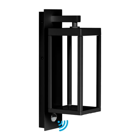 

Outdoor Wall Light with PIR Motion Sensor Glass Inowel LED Exterior Wall Sconce 15”High for Porch Garage Garden