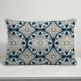 thumbnail image 5 of Creative Products Faded Gray Blue Medallions 14x20 Indoor / Outdoor Pillow, 5 of 9