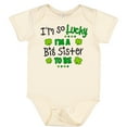 thumbnail image 3 of Inktastic I'm So Lucky I'm a Big Sister to Be Girls Baby Bodysuit, 3 of 5